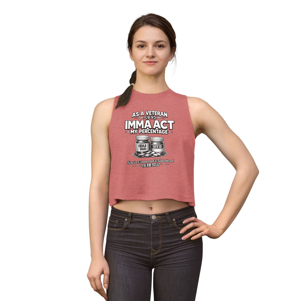 Act my percentage Women's Crop Top
