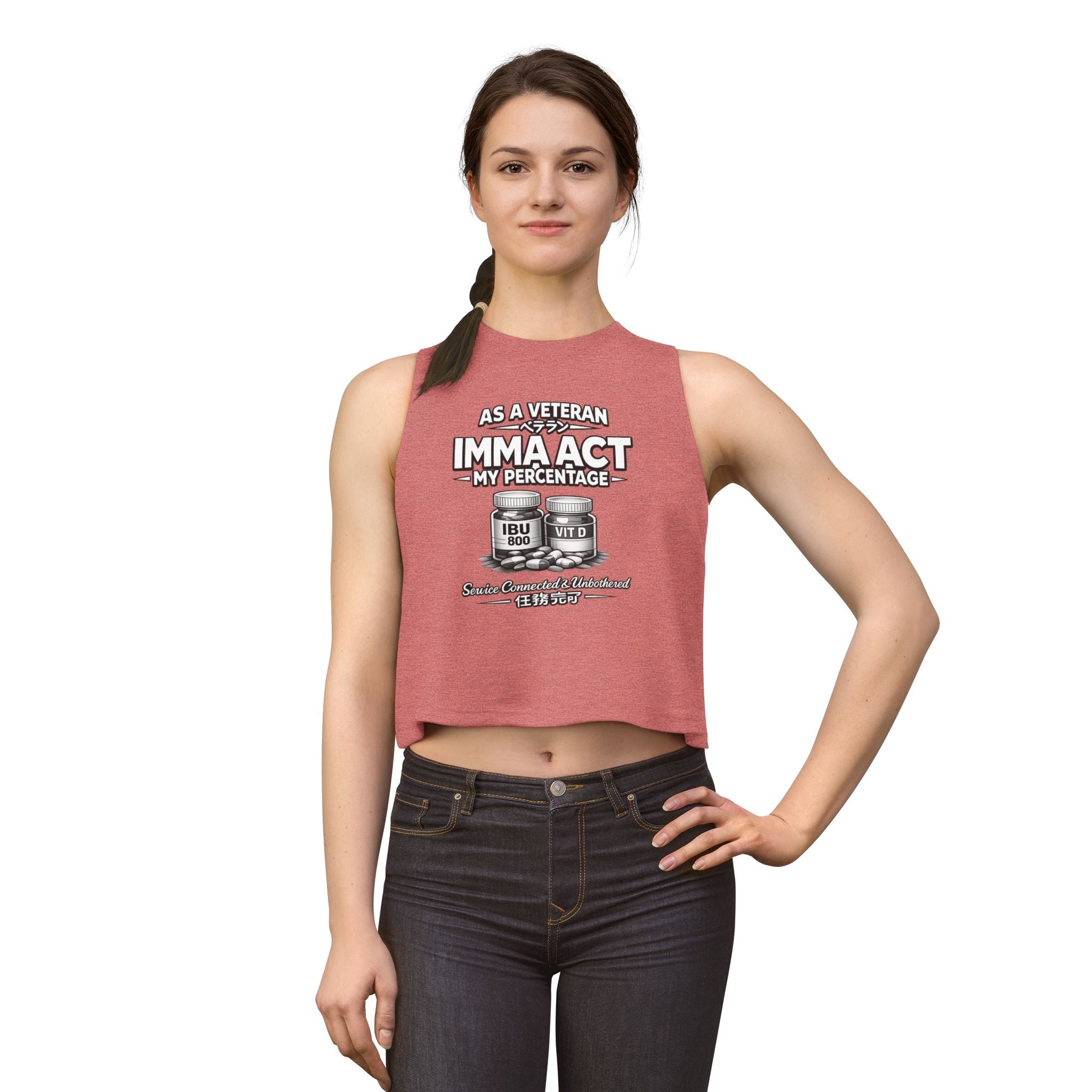 Act my percentage Women's Crop Top