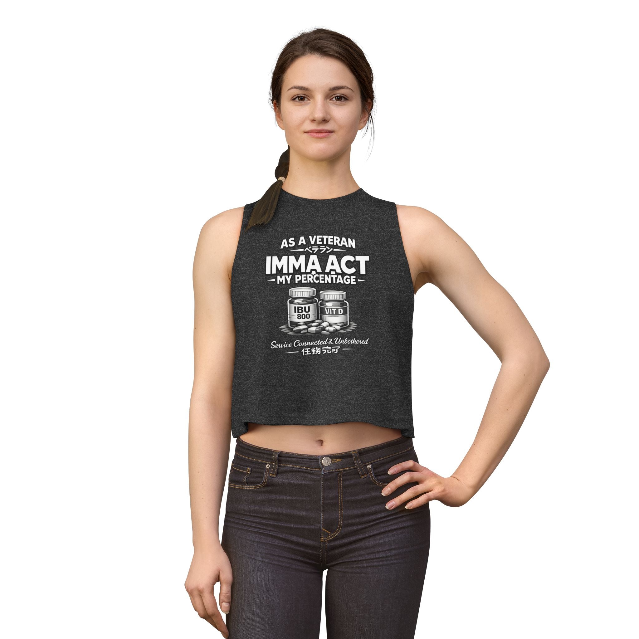Act my percentage Women's Crop Top