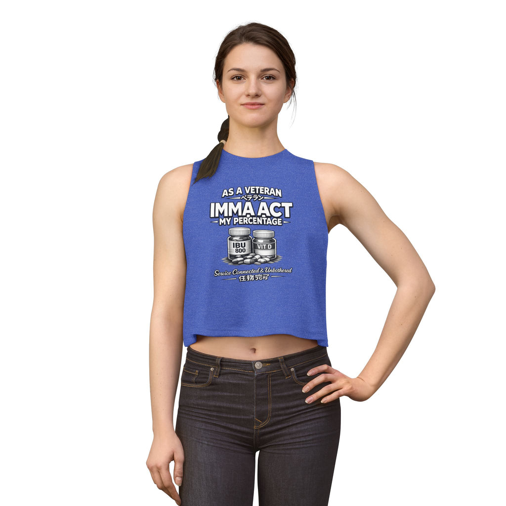 Act my percentage Women's Crop Top