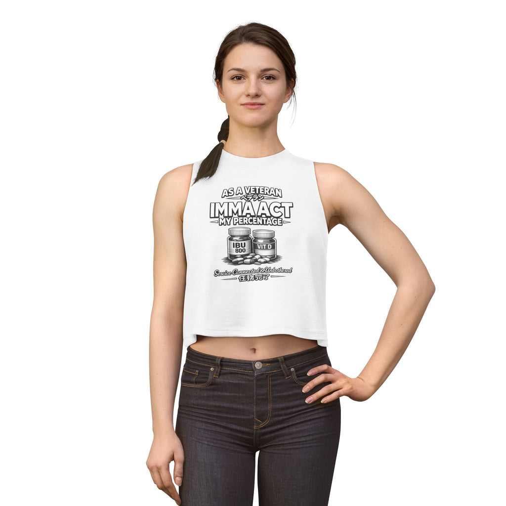 Act my percentage Women's Crop Top