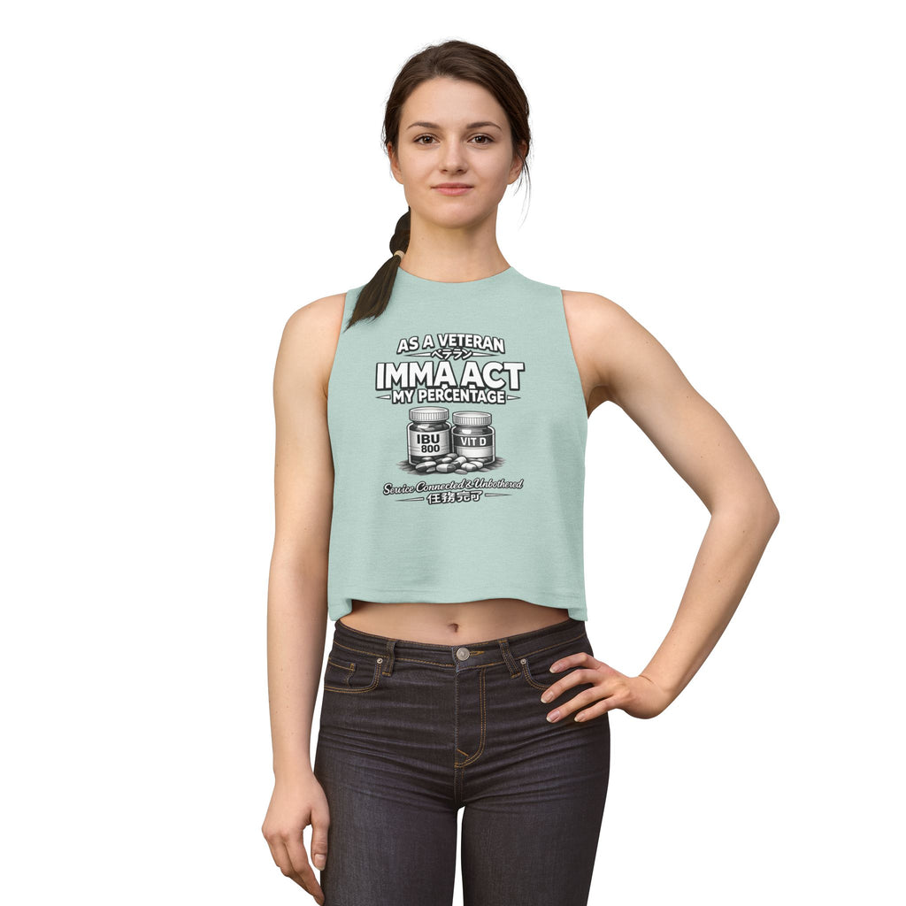 Act my percentage Women's Crop Top