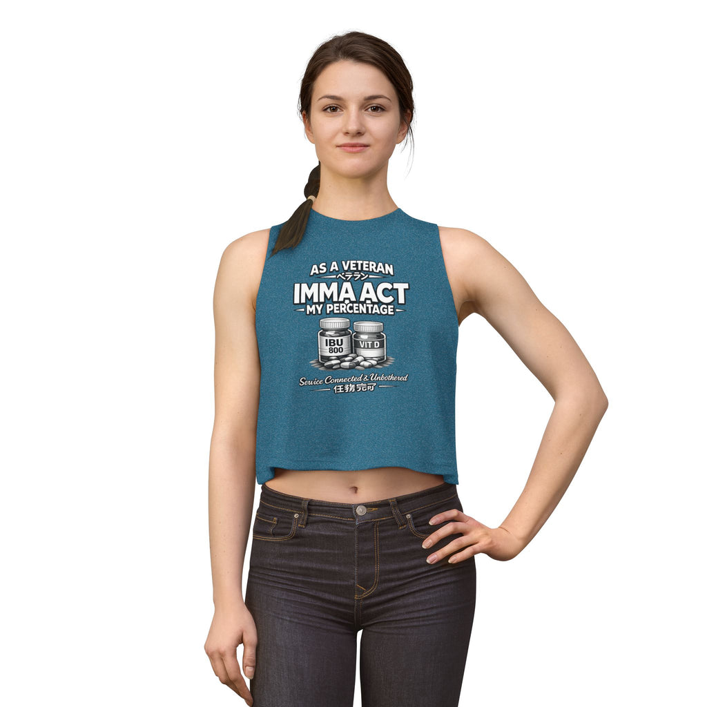 Act my percentage Women's Crop Top