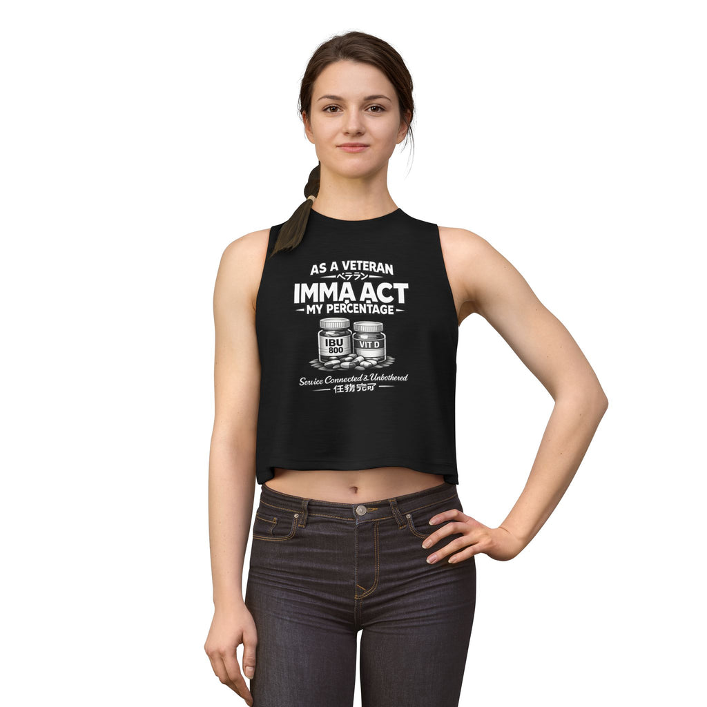 Act my percentage Women's Crop Top