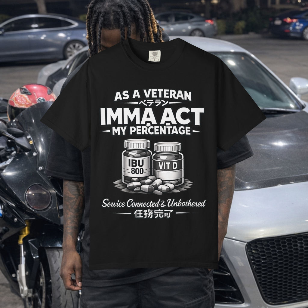 As a Veteran imma Act My Percentage premium Shirts